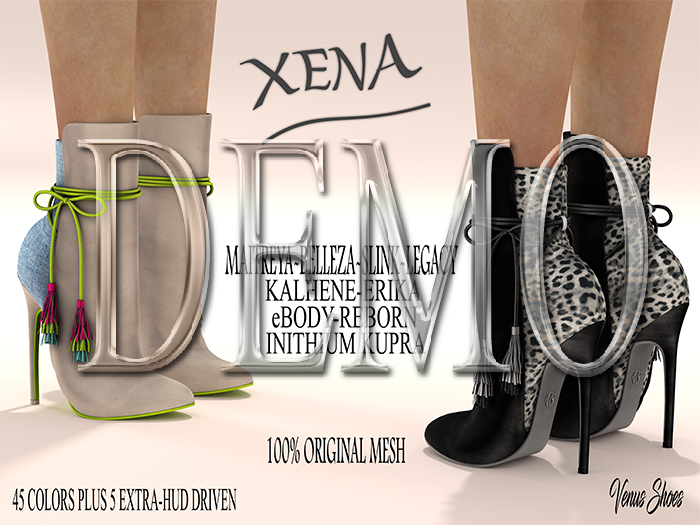 DEMO V.S XENA SHOES 50 COLORS FATPACK