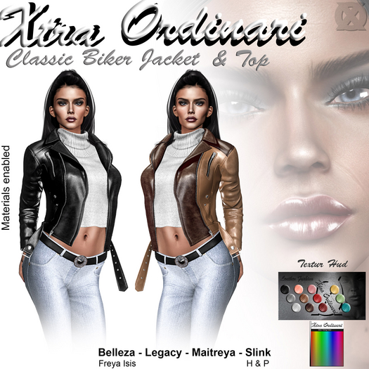 *XO* Classic Biker-Jacket & Top