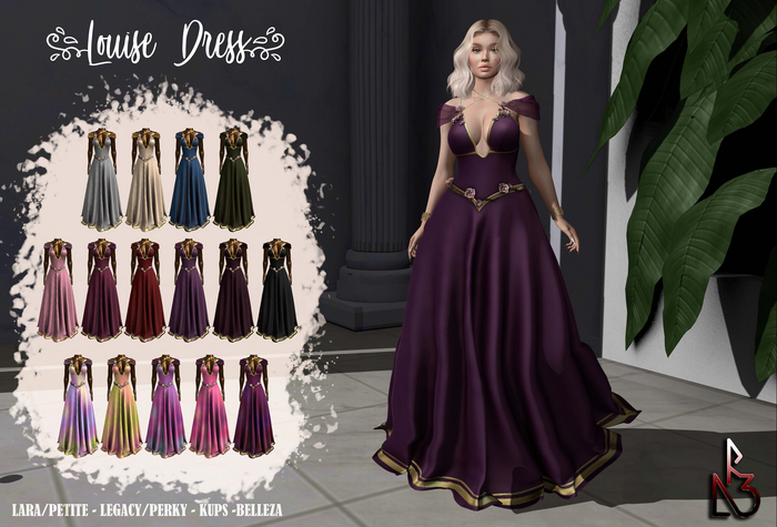 //R3D// Dress Louise - FATPACK