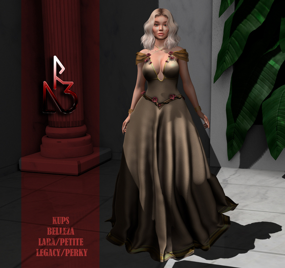 //R3D// Dress Louise - Beige