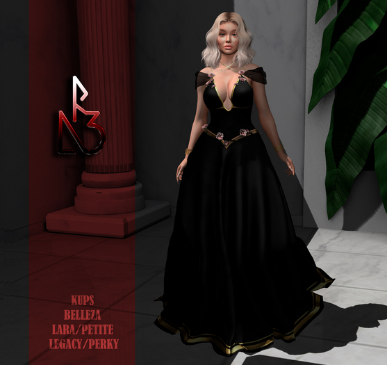 //R3D// Dress Louise - Black