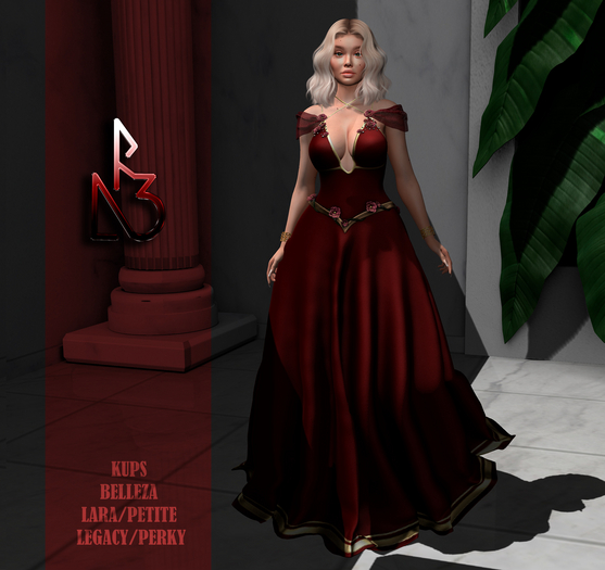 //R3D// Dress Louise - Red