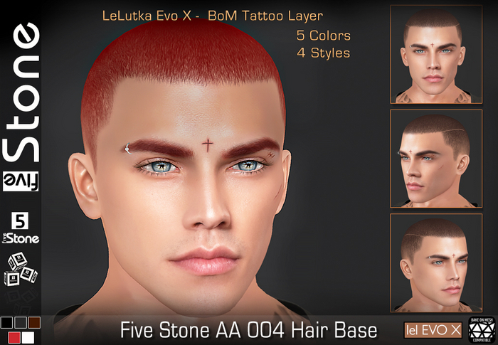 Five Stone AA 004 Hair Base Evo-x
