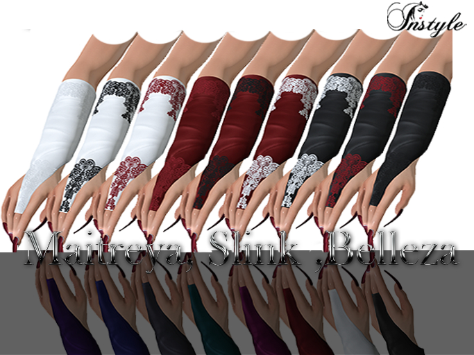 InStyl -Gloves-BENTO v2- HUD color(Maitreya ,Slink ,Belleza)