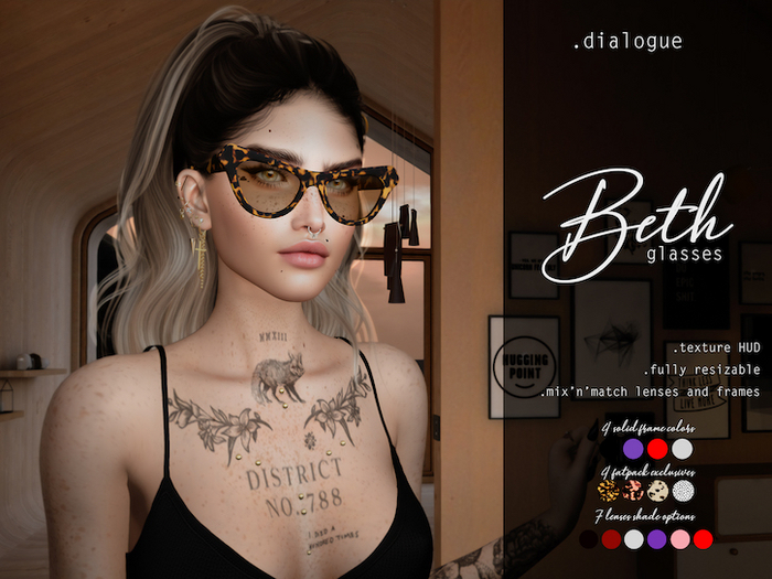Dialogue BETH glasses - solids