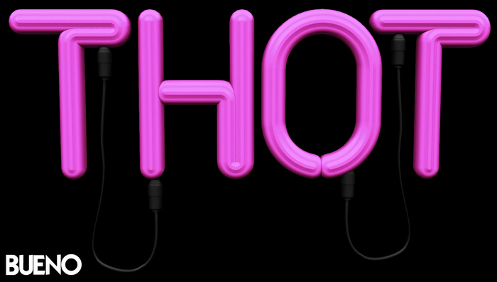BUENO-Thot Sign-Pink
