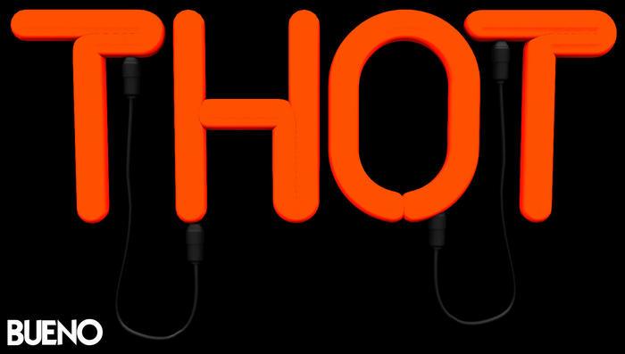 BUENO-Thot Sign-Orange