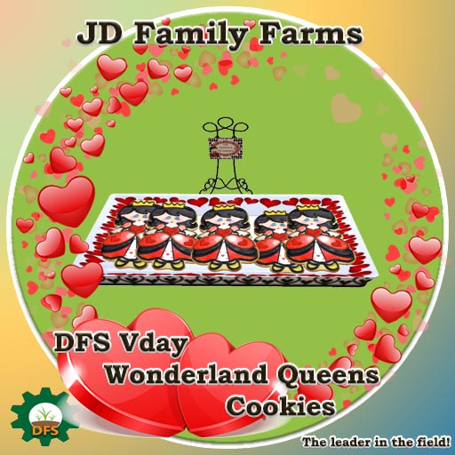 DFS Vday Wonderland Queens Cookies - Special Valentine's Day Celebration 