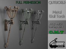 .::QUTWORLD Metal Wall Torch::.FP