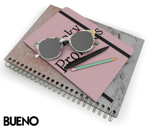 BUENO- Journals Clutter-Pinky