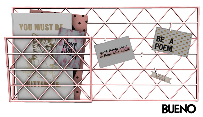 BUENO- Wall Organizer - Pink
