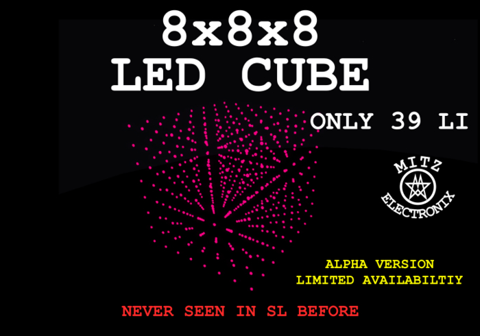 LED CUBE 8x8x8 2022 ALPHA