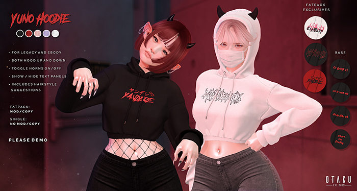 Otaku. Yuno Hoodie / Fatpack 
