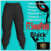 [R39] FT SweatPants Black