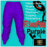 [R39] FT SweatPants Purple