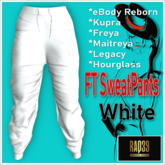 [R39] FT SweatPants White