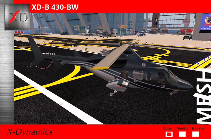 XD-B 430BW V 6 Helicopter