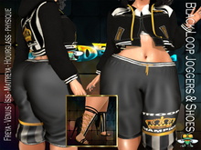 RIDE OR DIE DESIGNS*LOOP JOGGERS*BLACK