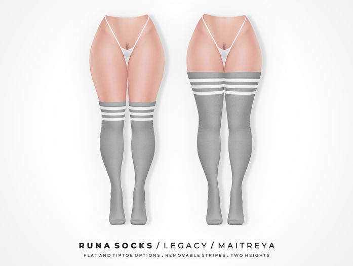 Otaku. Runa Socks / Grey 