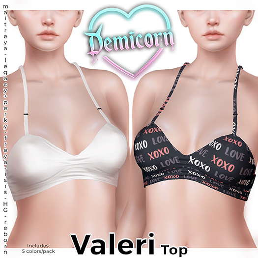 {Demicorn} Valeri Top - Patterns Fatpack [Set 6-10]