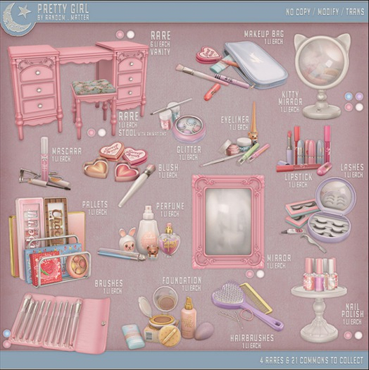 .random.Matter. - Pretty Girl - Vanity [Pink] - RARE