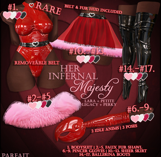 1. parfait. HIM Bodysuit (Legacy) RARE