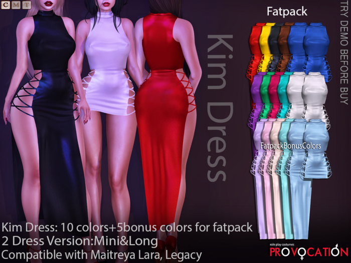 [Provocation] Kim Dresses-Fatpack