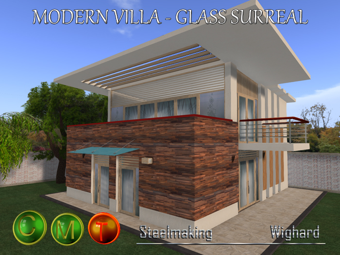 MODERN VILLA - GLASS SURREAL