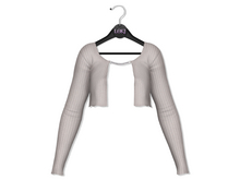 Loki - Nicole Crop Chain Cardigan - Grey