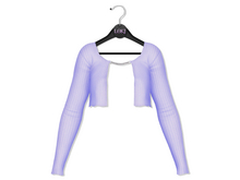 Loki - Nicole Crop Chain Cardigan - Lavender