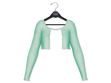 Loki - Nicole Crop Chain Cardigan - Mint