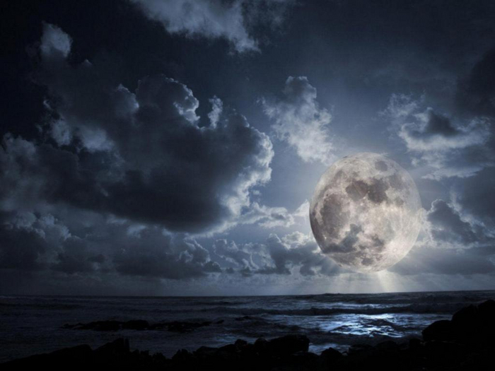 Moonlight Ocean Texture