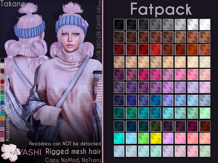 [^.^Ayashi^.^] Takane hair-Fatpack(Mod)