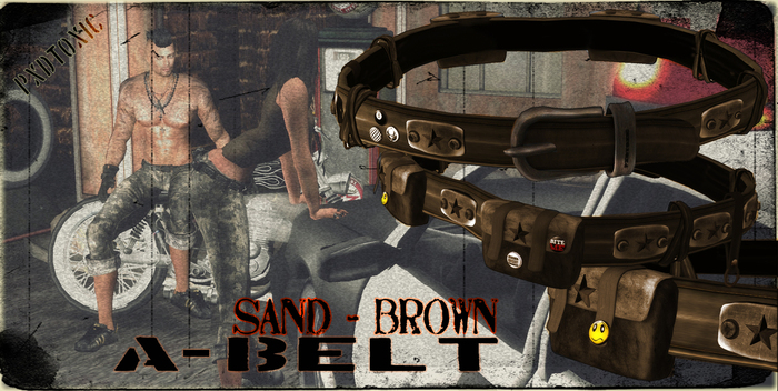 PXDTOXIC - A-BELT (sand-brown pack)