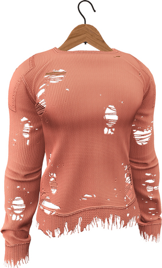 RIOT / Mutt Sweater - Coral