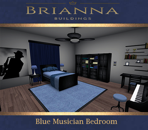 [BB] Blue Musician Bedroom