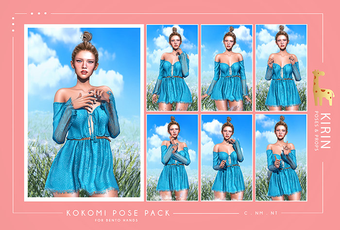 Kirin - Kokomi Pose Pack Fatpack *add me*