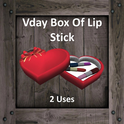 DFS Vday Box Of Lip Stick (DFS Texture Only)
