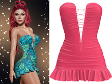 !PCP :: Tori Dress [Hot Pink]