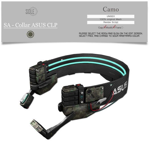 :::SOLE::: SA - Collar ASUS CLP (Camo)