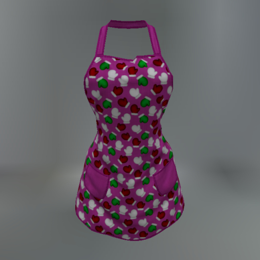 Pink Winter Mittens Slink Apron