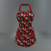 Red Winter Mittens Slink Apron