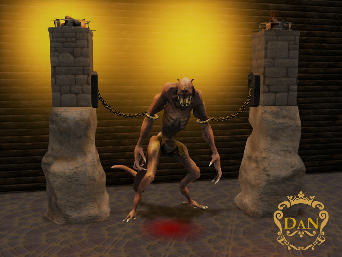 SCULPTURE RAT KING _RETURN OF THE KING_