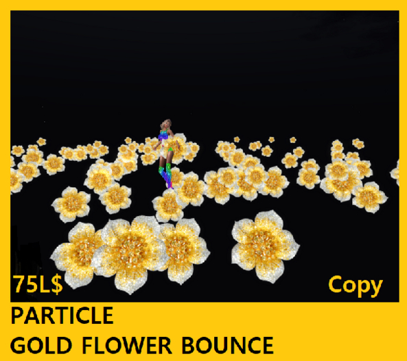 PARTICLE GOLD FLOWER BOUNCE 