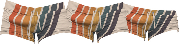 RIOT / Mobius Shorts - Pattern - Rainbow