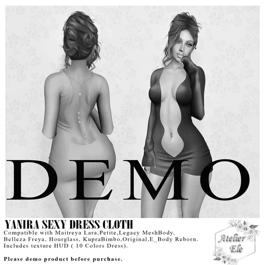 * DEMO * {AE} YANIRA SEXY DRESS CLOTH