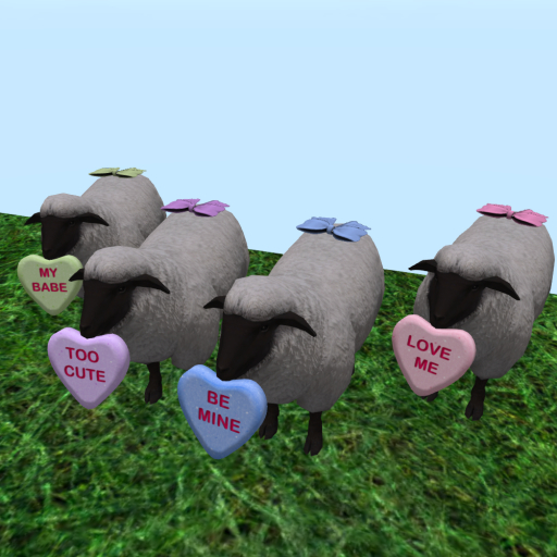 Valentines Display Sheep 