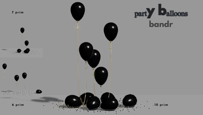 Bandr_ balloons ( black)