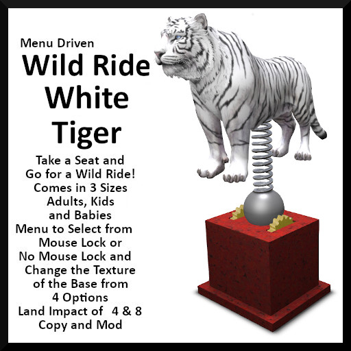 Wild Ride a White Tiger