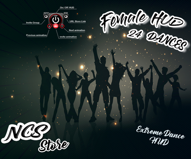 .:NCS:. Extreme Dance  HUD Female / Invite Dance